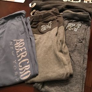 Boys Abercrombie Joggers Lot